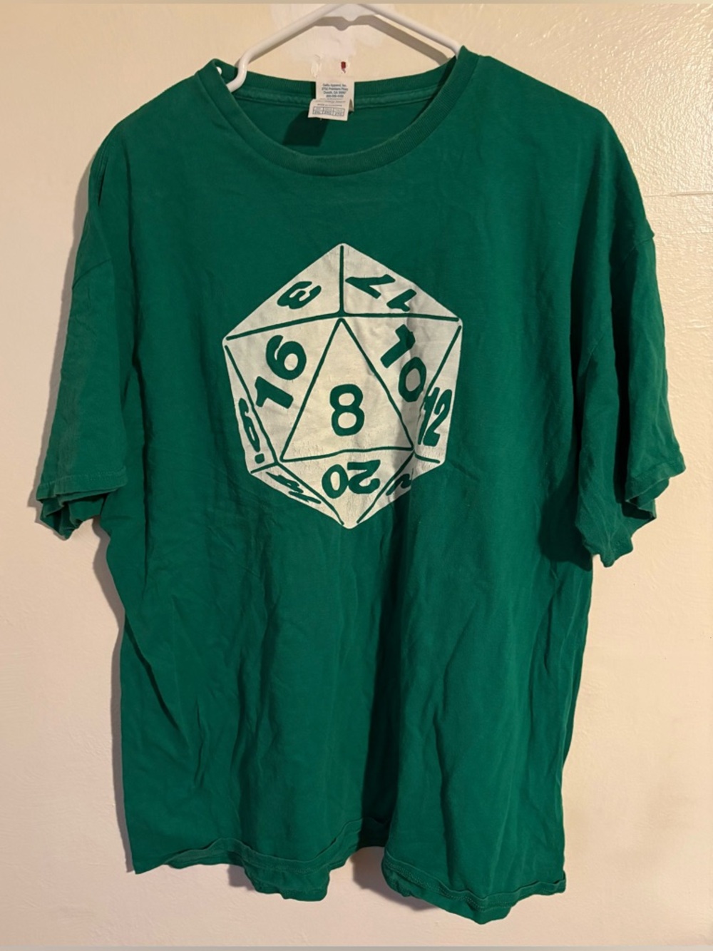 Delta Pro Weight Green Multi-Sided Die Crewneck T-Shirt